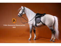 Серый конь - Коллекционная фигурка 1/6 Scale German Hanoverian Warmblood Horse Statue - Real Animal Series (No.17) - Mr.Z