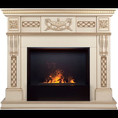 Электрокамин Малага WT с очагом 3D Cassette 630 Black Panel