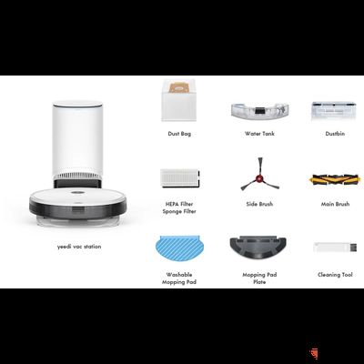 Робот-пылесос Yeddi Vac Station White EU