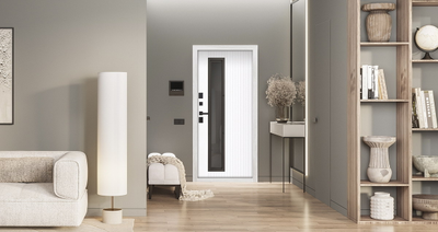 Стальная дверь   Arteon с окном (терморазрыв 3к)