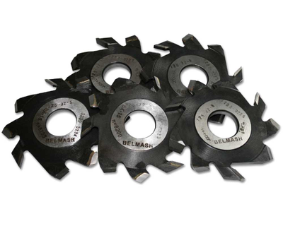 Фреза пазовая с подрезающими зубьями BELMASH 125х32х4 мм с переходным кольцом 32/30 мм