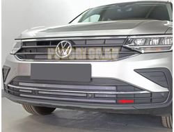 Защита радиатора для Volkswagen Tiguan 2020- chrome низ