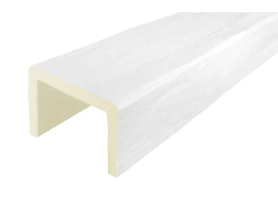 Декоративная балка из полиуретана. Полиуретановая фальшбалка Country Decor угловая пепел