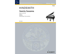 Hindemith. Sancta Susanna Klavierauszug (dt)