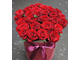 Огромный букет из красных роз ред наоми в шляпной коробке, большой букет из роз, букет из роз