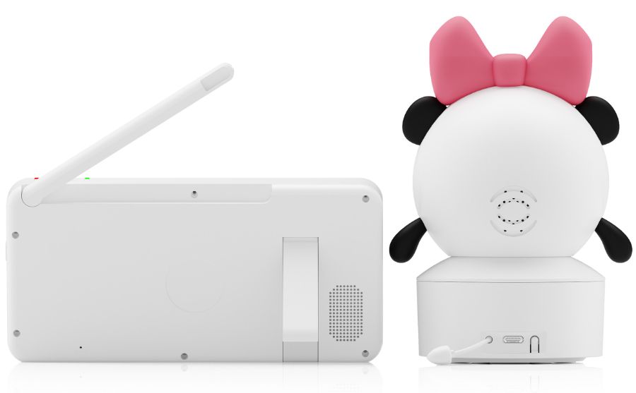 WiFi Видеоняня Ramili Baby RV700PANDA Пандочка, Малышарики, с креплением, 1 моторизированная видеока