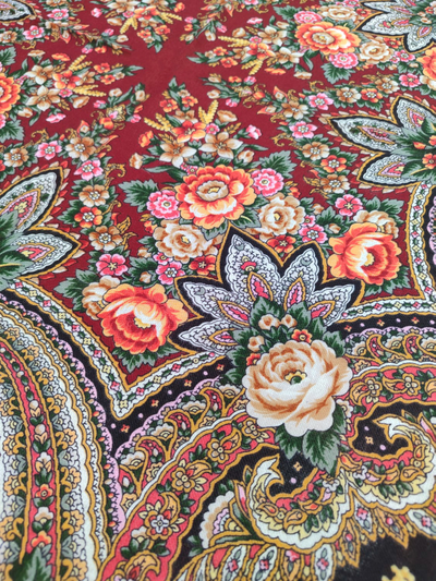 Павловопосадский платок Подарок с ярмарки 1858-5