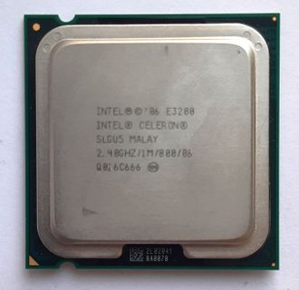 Процессор Intel Celeron E3200 2.4 Gz x2 (800Мгц) socket 775 (комиссионный товар)