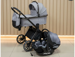 Детская коляска 3 в 1 Luxmom 777 Серый