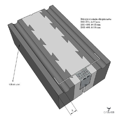 Крепежный элемент для окон и дверей RST (с винтом и шурупом)