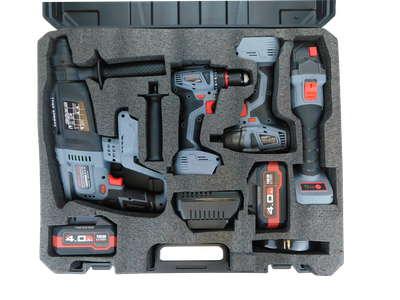 Аккумуляторный бесщеточный набор 4 в 1 PROFIPOWER ProfiSet-4F18