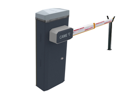 Комплект шлагбаума GARD GT8 для проездов до 7,8 м (тумба, стрела, светодиодная лента, светоотражающие наклейки, опора)