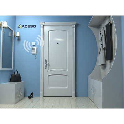 Стационарная система Исток-Сенсо зона охвата до 80 м2 с беспроводной кнопкой для передачи сигнала эвакуации на слуховые аппараты пользователей