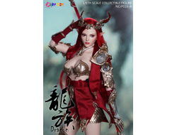 ПРЕДЗАКАЗ - Эльфийка-воин в красном- КОЛЛЕКЦИОННАЯ ФИГУРКА 1/6 Dragon Elves golden (P016A) - PLAY TOY ?ЦЕНА: 26700 РУБ?