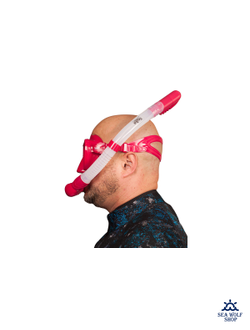 Маска для дайвинга с трубкой Scuba Brothers Flipper Red, комплект