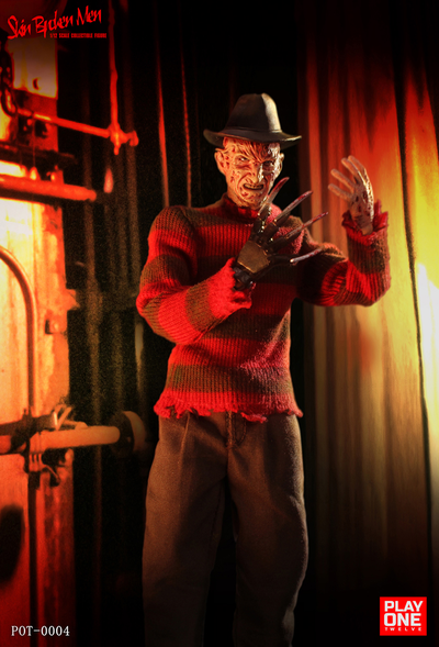 ПРЕДЗАКАЗ - Фредди Крюгер (серия "Кошмар на улице Вязов")  - Коллекционная фигурка 1/12 SCALE skin broken man (POT-0004) - Play One twelve ?ЦЕНА: 10900 РУБ.?