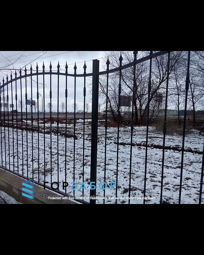 Кованые распашные ворота от производителя KRV1506