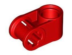 Technic, Axle and Pin Connector Perpendicular, Red (6536 / 4118881 / 4173664 / 4188298 / 6261373)