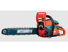 Бензопила MATSUMOTO MGS-62 NEW (18", 0,325-1,3-72зв.,62см3,6,2кВт.,7,0кг)
