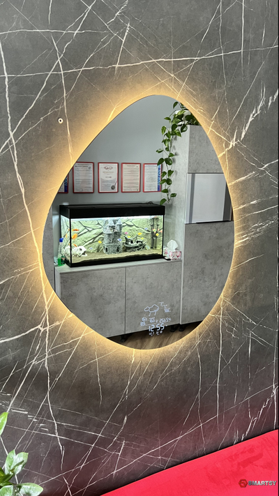 Умное зеркало с часами и погодой Loona GLS