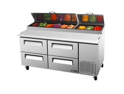 Холодильный стол для пиццы CTPR-67-2D-4, Turbo Air