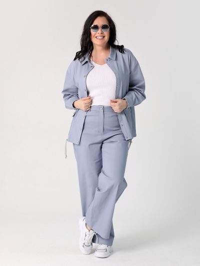 Куртка - Жакет 25230 голубой