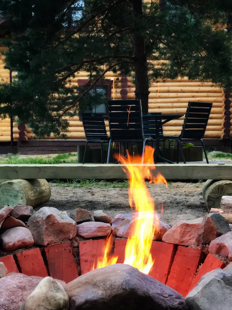 оборудованная зона костра