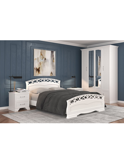 Спальный гарнитур «Грация» Белый (Браво)