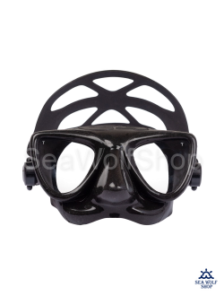 Маска для дайвинга C4 Plasma black (силикон, стекло)