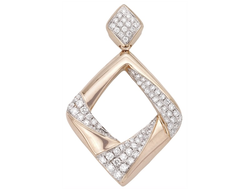 Золотая подвеска с бриллиантами арт. 940635.