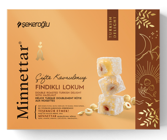 Sekeroglu Рахат-лукум с фундуком minnettar (благодарность), 300 гр