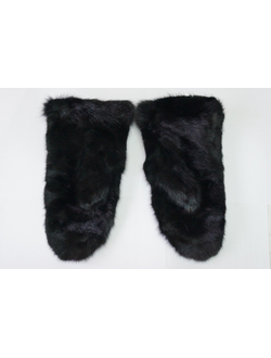 Варежки из меха норки