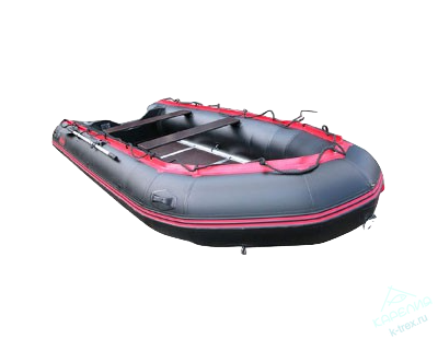 Лодка ПВХ Мнев и К Korsar Командор KMD-430 Чёрный