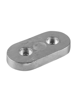 Цинковый анод Tecnoseal 02454 173x87x23мм овальный для двигателей Kamewa Jet FF375S/FF550/A40 series