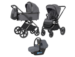 Коляска 3в1 Carrello Ultimo 2024 CRL-6521 Cool Grey CHROME