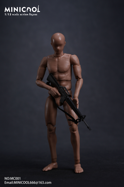 Мужское тело с фиксированной шеей - Коллекционная фигурка 1/12 scale 6-inch action figure male body (MC006) - MINI COOL