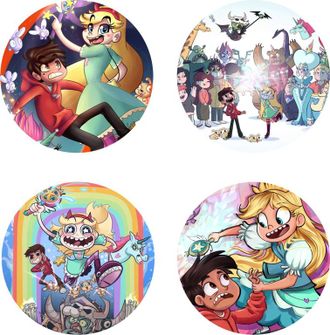 Набор значков Стар против сил зла №2