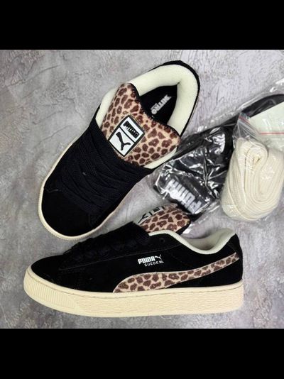Кроссовки Puma Suede XL Black Animals Leopard
