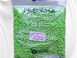 Зеленый матовый бисер цилиндрической формы №53250