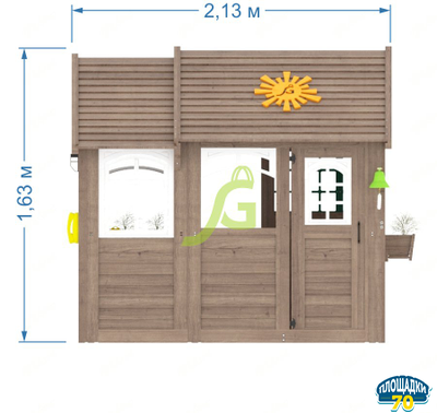 Детский домик IgraGrad Коттедж 2