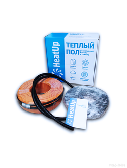 Кабельный теплый пол в стяжку (нагревательный кабель 10 м/200 Вт)