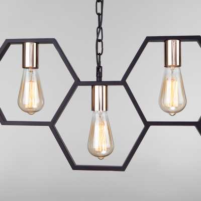 Подвесной светильник Eurosvet в стиле лофт Arnia 70117/5 черный