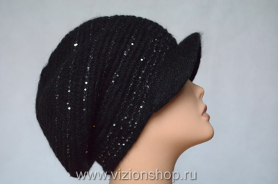 Vizio 6456 итальянская кепка с пайетками фото