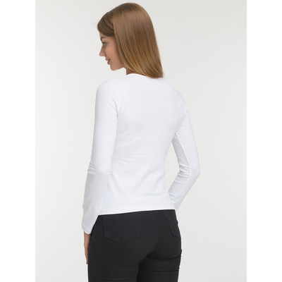 Лонгслив БЕЛЫЙ. Размер: XXL