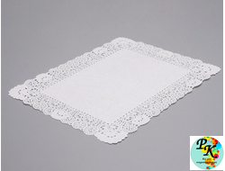 САЛФЕТКА АЖУРНАЯ БУМАЖНАЯ БЕЛАЯ 35*45 СМ
