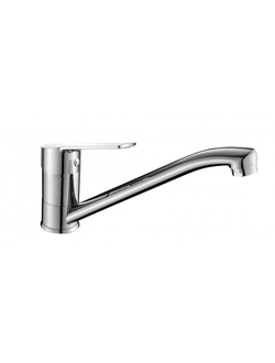 Смеситель Decoroom одноручный для кухни с поворотным изливом, хром