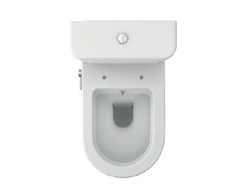 Комплект пристенного унитаза VitrA Zentrum, 60 см, с тонким сиденьем микролифт с функцией биде и встроенным смесителем, 9012B003-7226