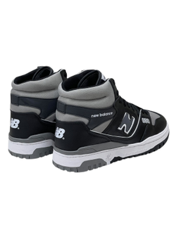 New Balance 650 Black Grey с мехом