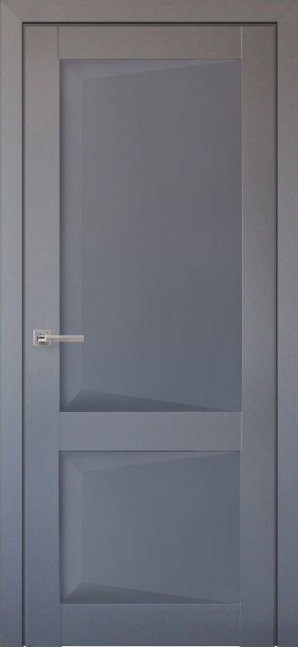 Межкомнатная дверь "Перфекто 102" barhat grey (глухая)