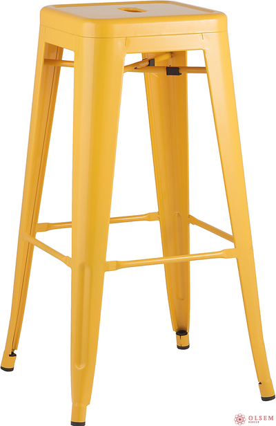 Стул барный TOLIX желтый глянцевый